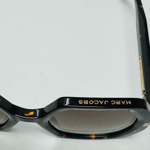 New MARC JACOBS Havana Square MJ 1074/S 086 HA Sunglasses Women AUTHENTIC SET - Picture 5 of 5